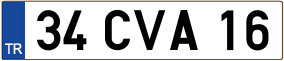 Truck License Plate